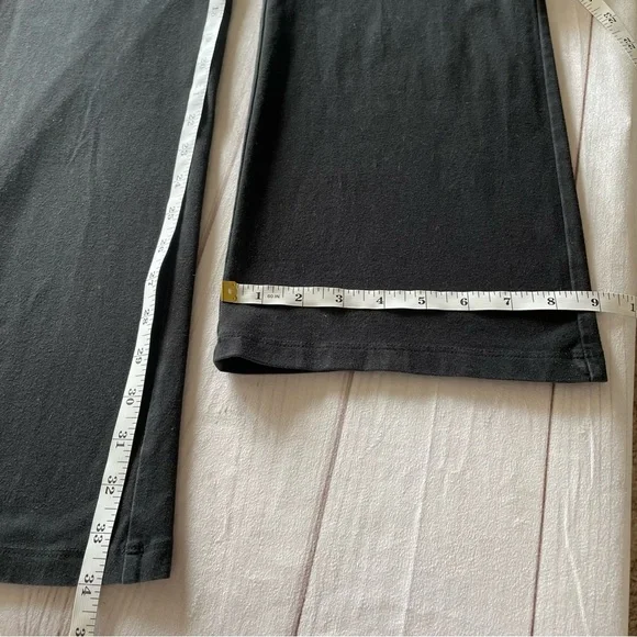 RARE 2011 Victoria's Secret Foldover Yoga Flare Pants M 2000s Love Pink Logo y2k - Picture 10 of 11